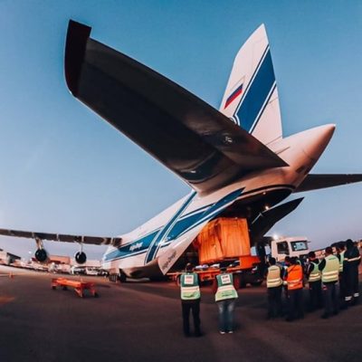 Case turbinas em um Antonov